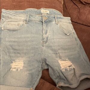 Blue Savvy Women's Light Blue Jean Shorts